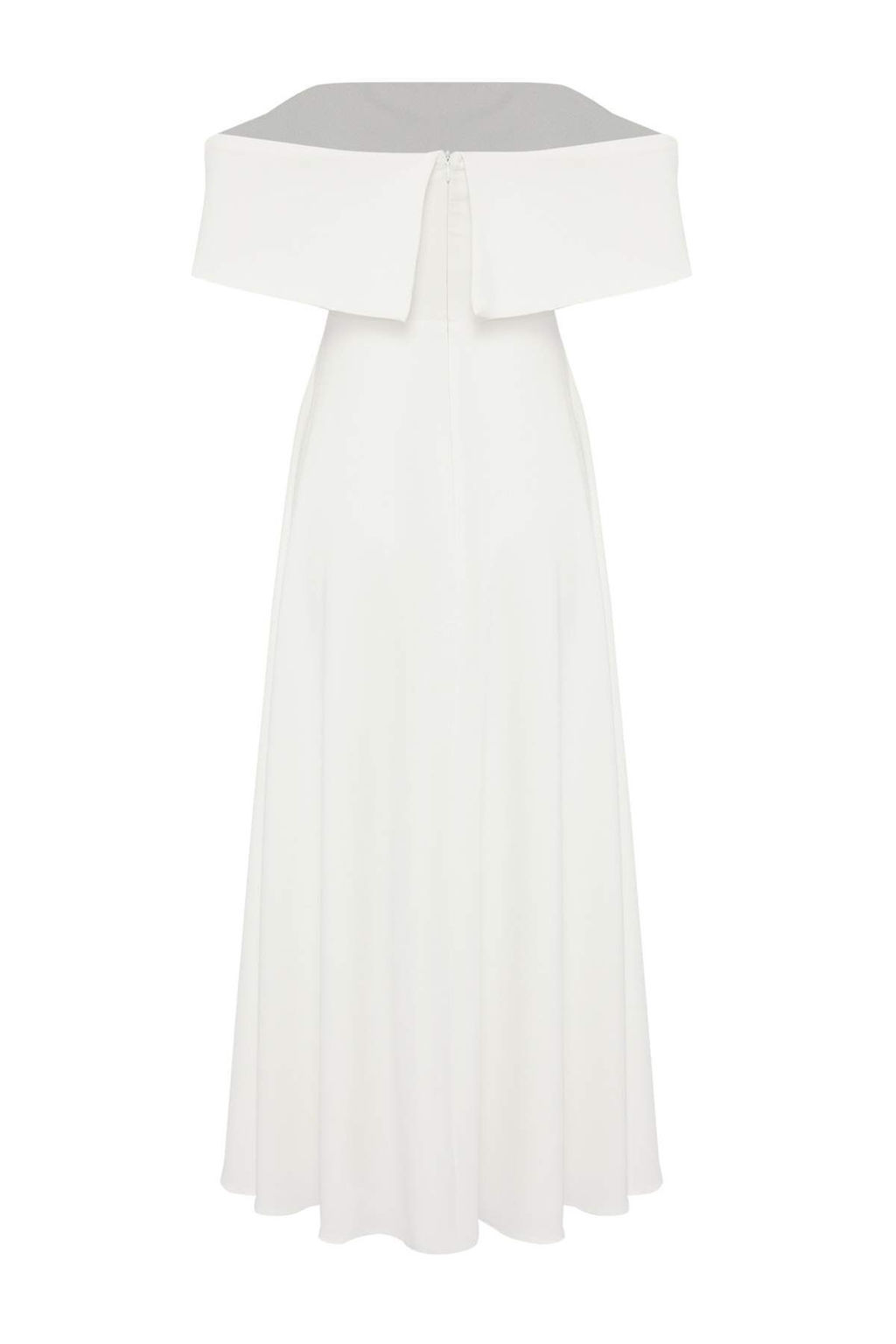 TRENDYOLMILLA Siyah Yaka Detayl? A-Kesim Dokuma S?k Abiye Elbise TPRSS24EL00210 фото 24