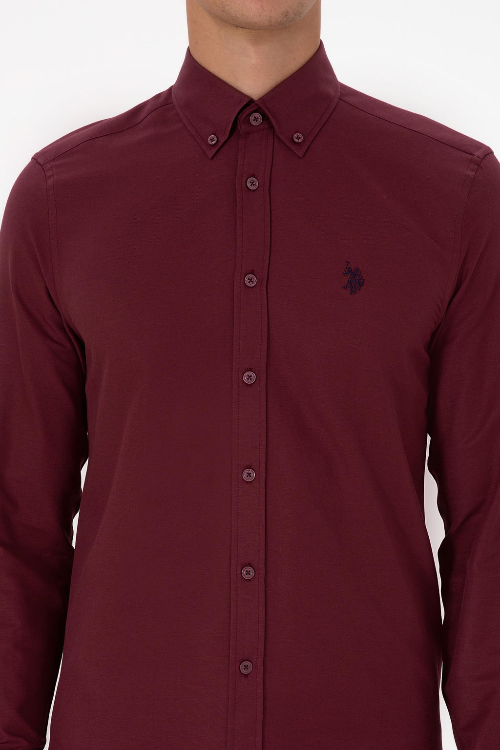 Erkek Bordo Uzun Kollu Basic G_mlek - U.s. polo assn фото 6