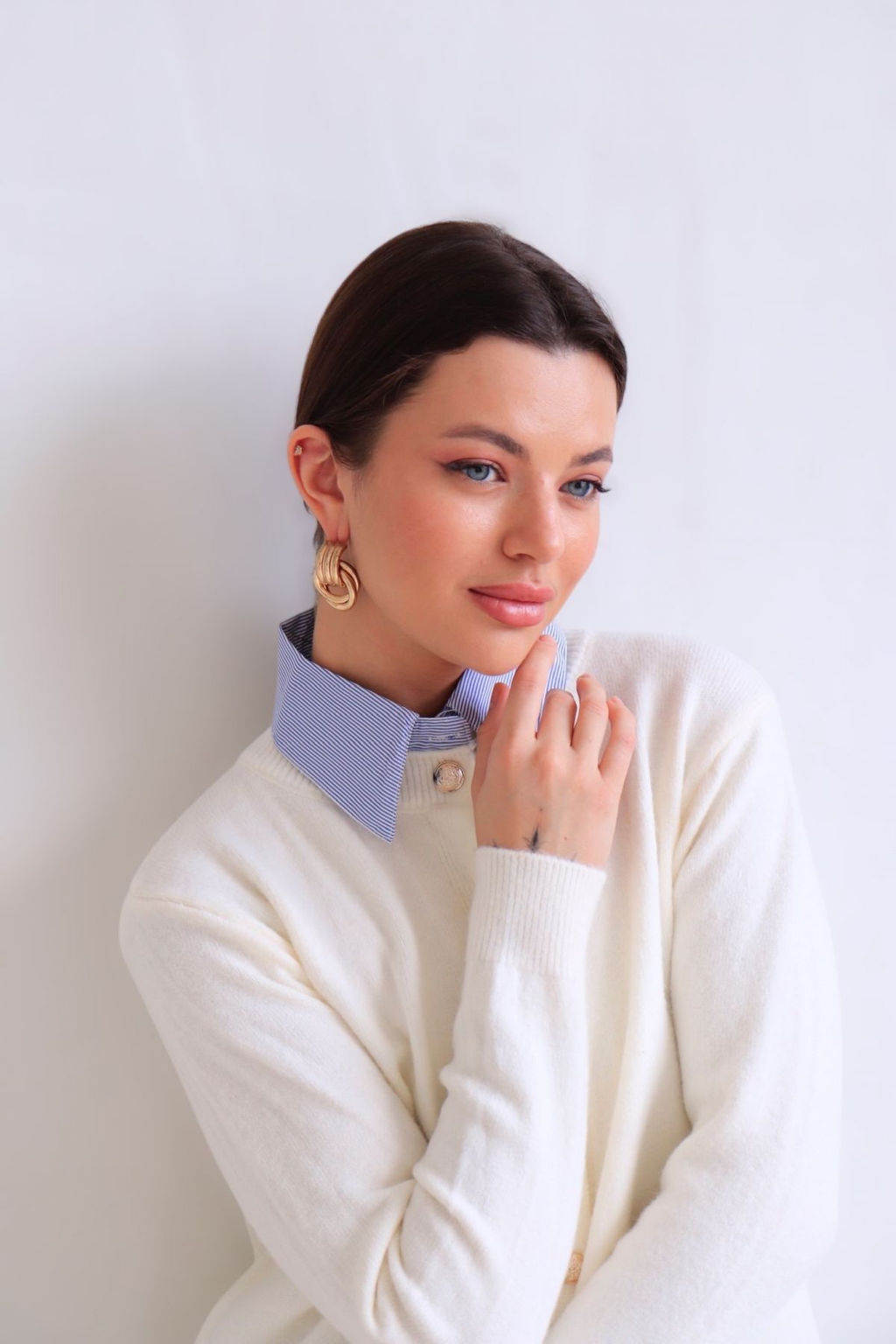 Martichelli Кардиган вязаный с рубашечным воротничком  фото 4