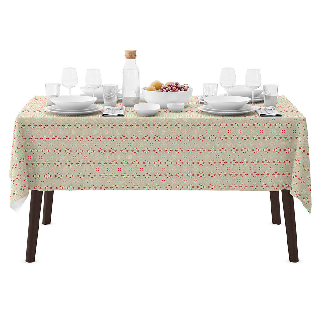 Ришелье Скатерть рогожка 180х150см, 171г/м2, хлопок 100%, Домашняя мода (Россия)  фото 5