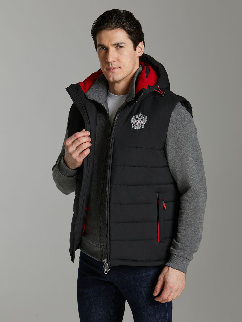 Жилеты утепленные мужские RUSSIA 98M-RT-1778 - Rusteam фото 2