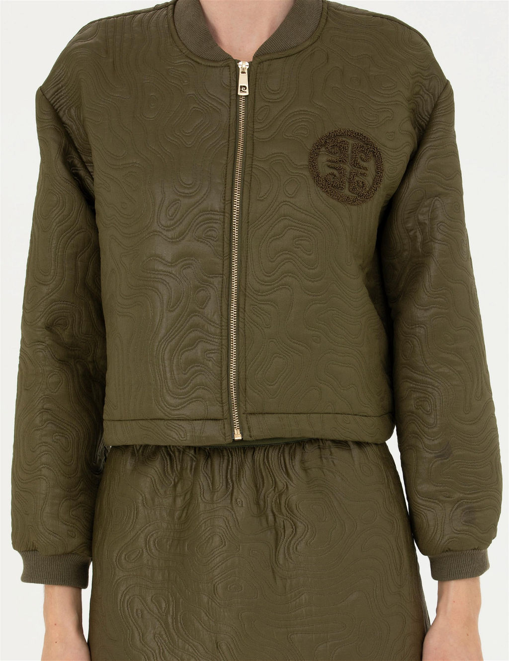 Haki Crop Top Ceket - Pierre cardin фото 6