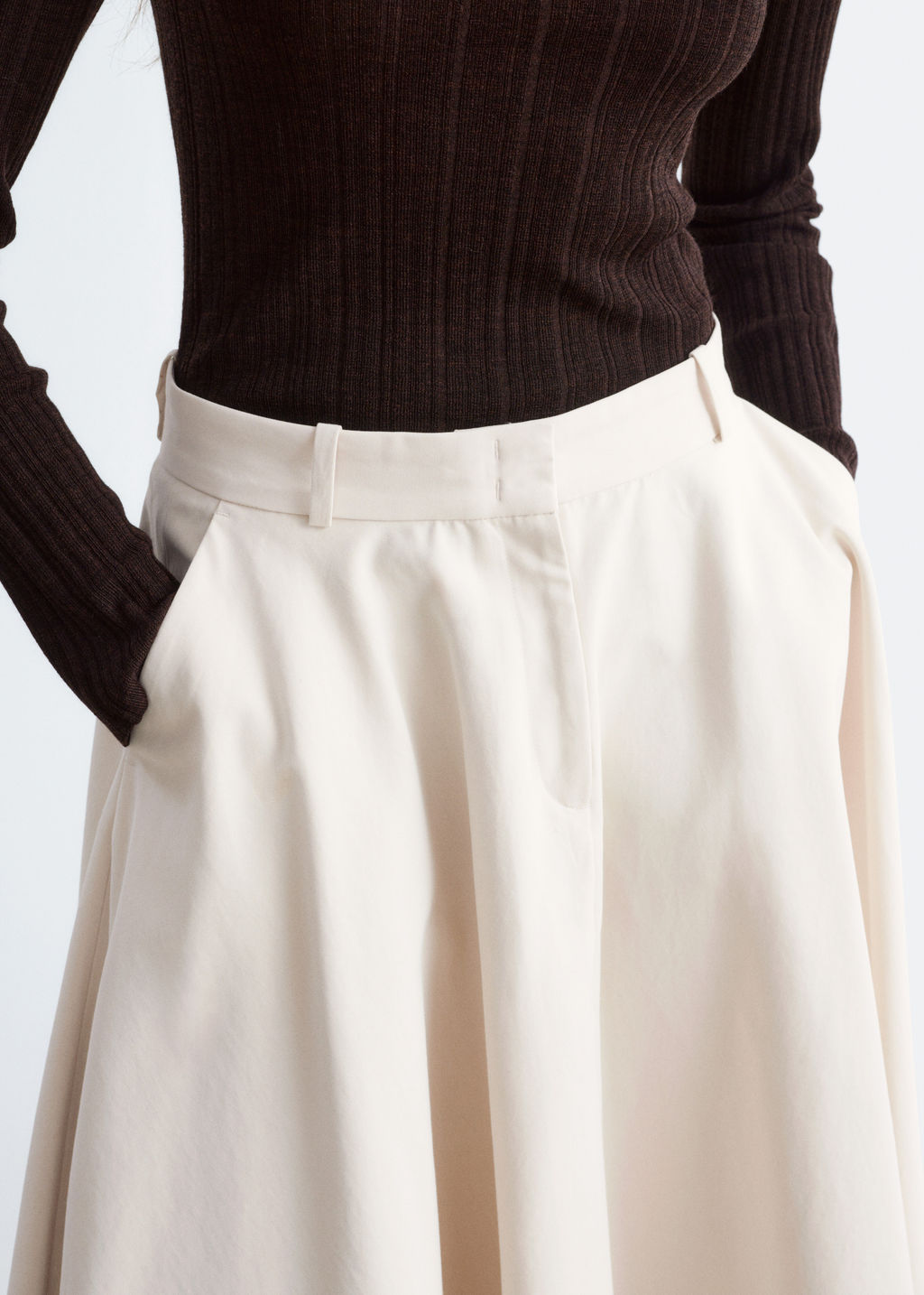 Falda sastre con corte circular - H&m фото 7