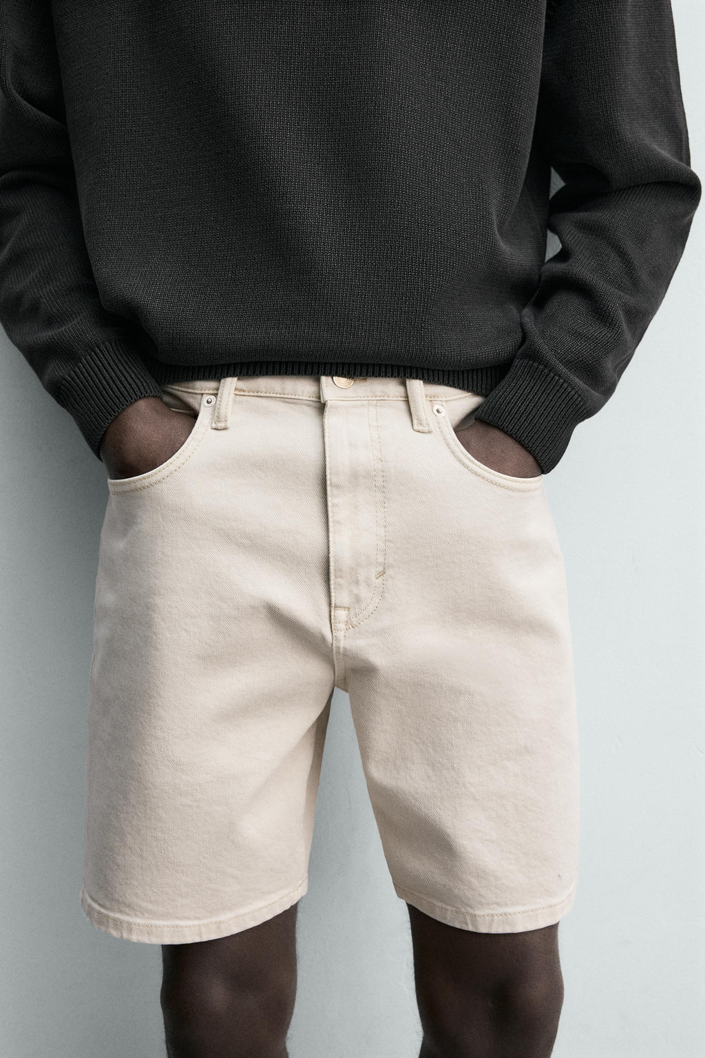 BERMUDA DENIM REGULAR FIT / Crudo - Zara фото 7