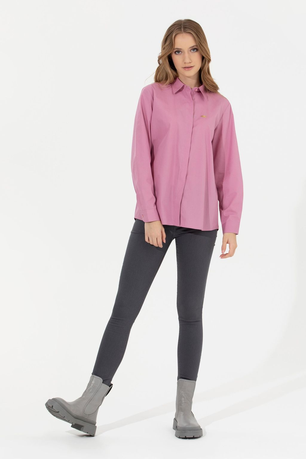 U. S. Polo Assn Женская рубашка с длинным рукавом Magnolia - U.s. polo assn фото 3