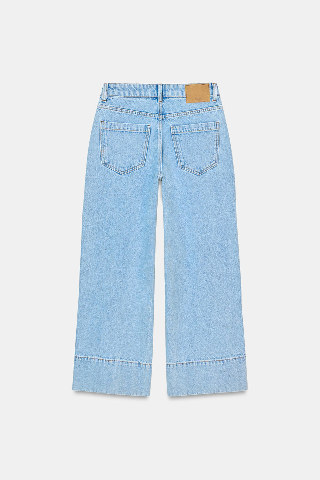 Z1975 WIDE-LEG CROPPED HIGH-WAIST JEANS - Zara фото 21