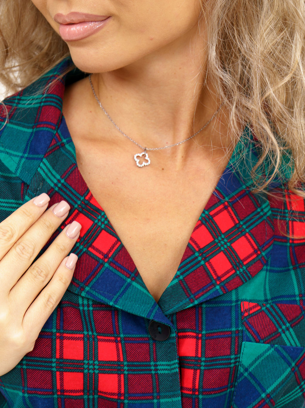 956 Пижама "Зеленая клетка"