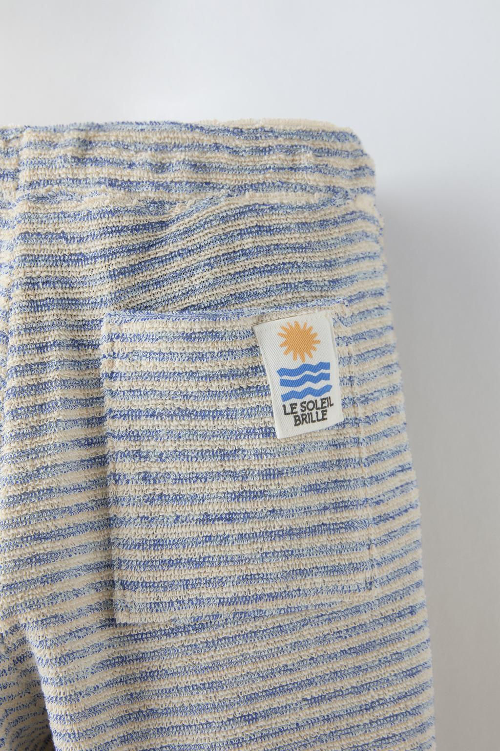 CIZGILI HAVLU KUMASTAN BERMUDA - Zara фото 4