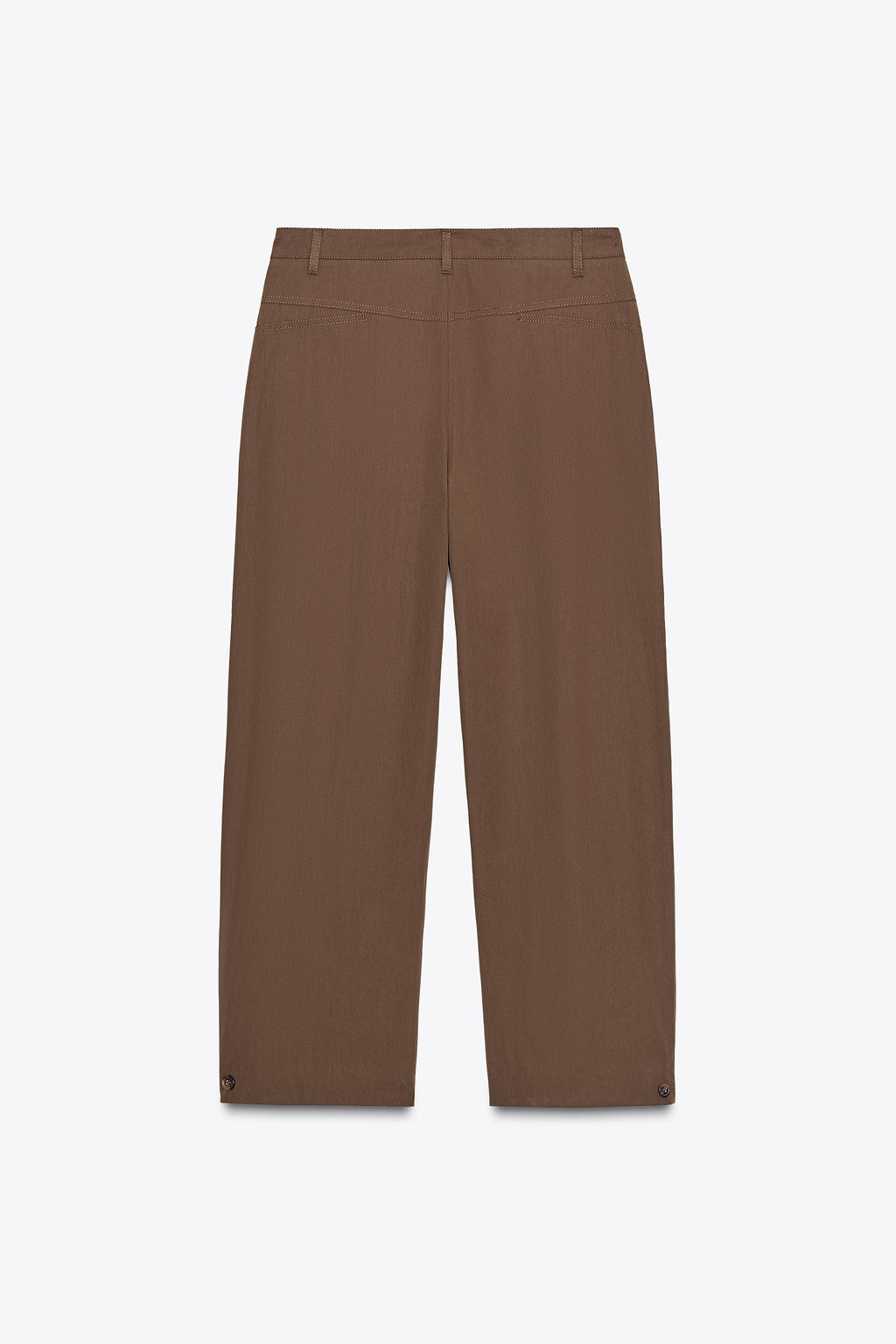 ZW COLLECTION DARTED TROUSERS WITH BELT LOOPS - Zara фото 17