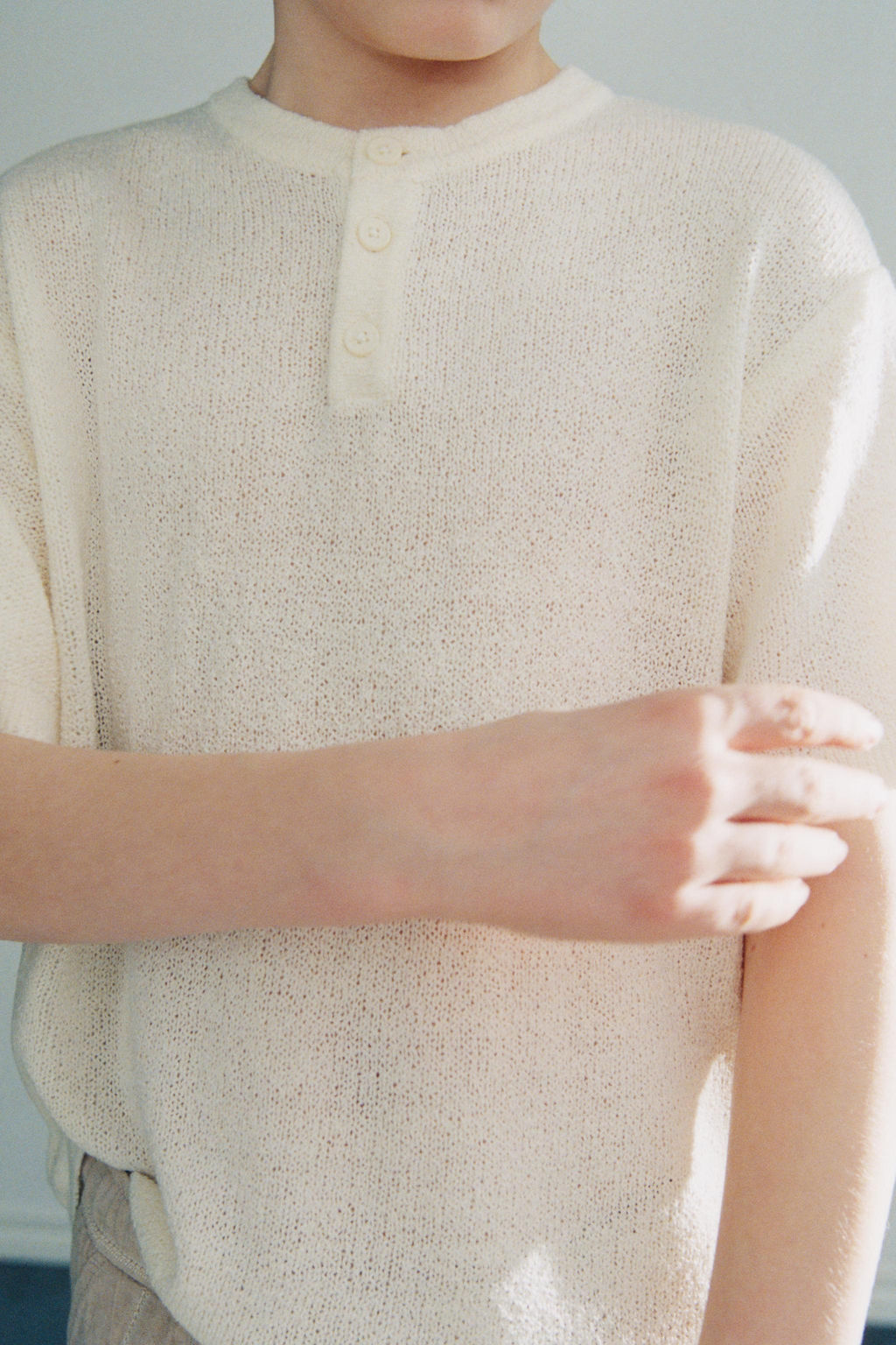 CAMISETA PUNTO R?STICA / Crudo medio - Zara фото 5