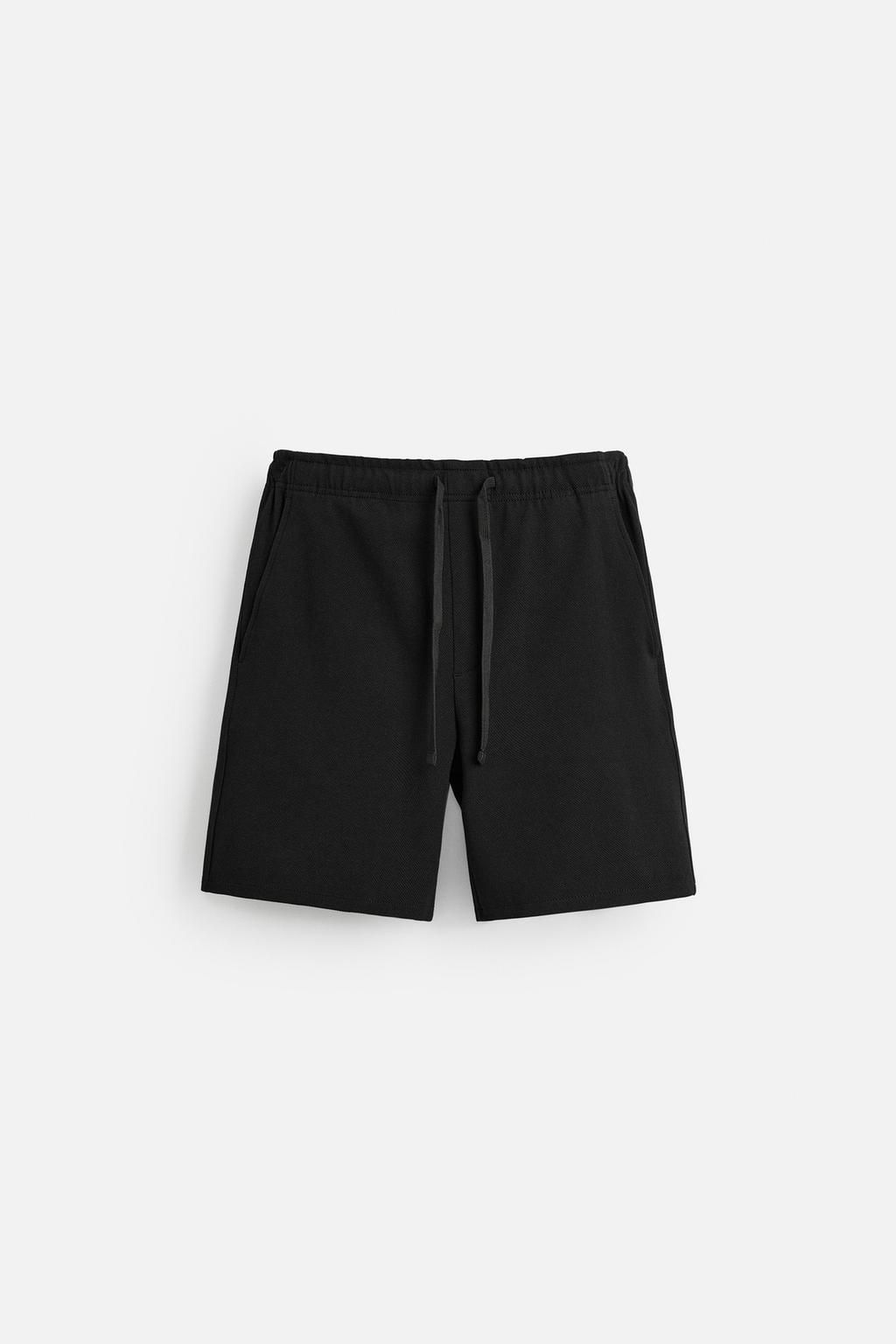 TEXTURED COMFORT BERMUDA SHORTS - Zara фото 26