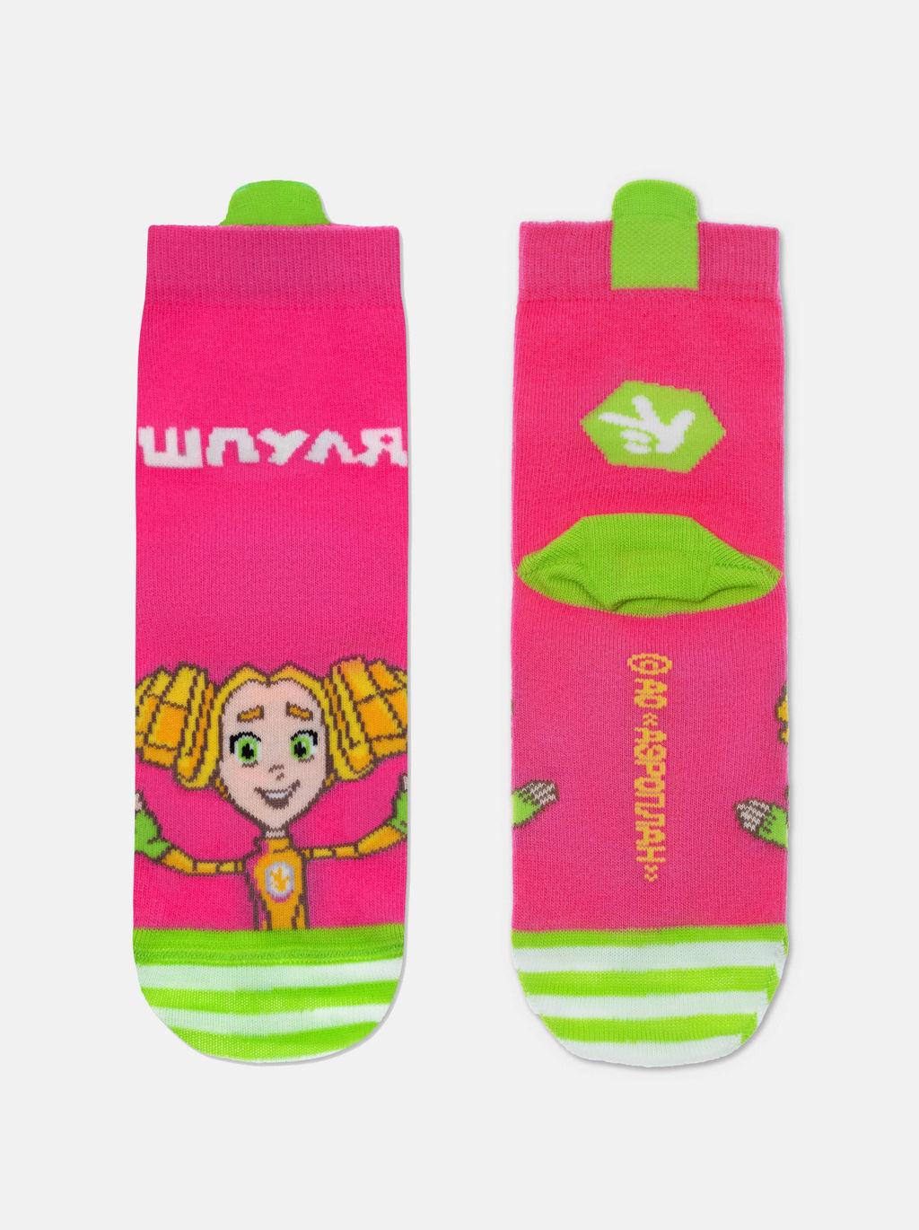 Цена за 2 пары CONTE-KIDS ФИКСИКИ Носки детские розовый