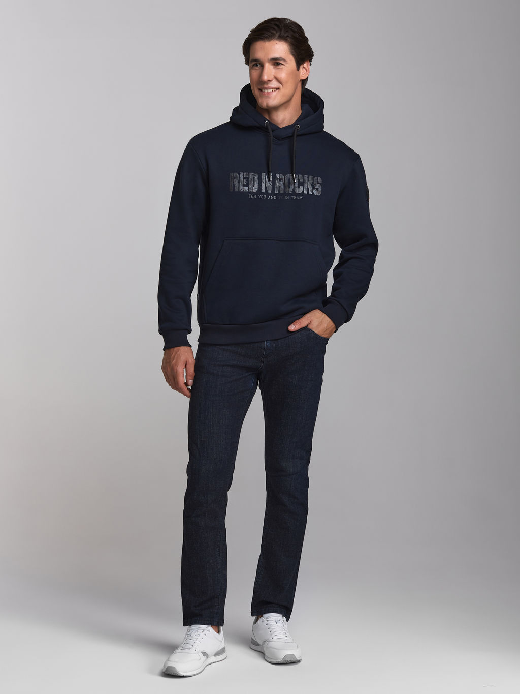 Толстовка мужская 52M-RR-1798 RED-N-ROCKS - Addic фото 2