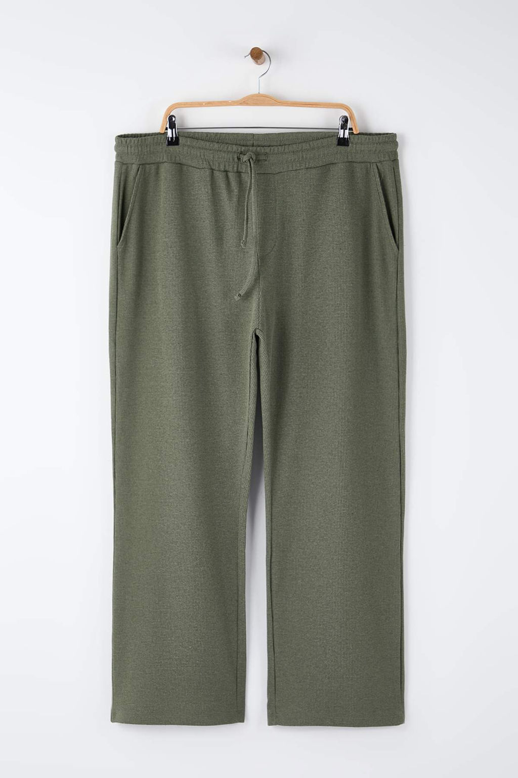 TRENDYOL MAN Siyah Buyuk Beden Oversize/Genis Kesim Dokulu Esofman Alt? TMNSS25AJ00004 - Trendyolmilla фото 11