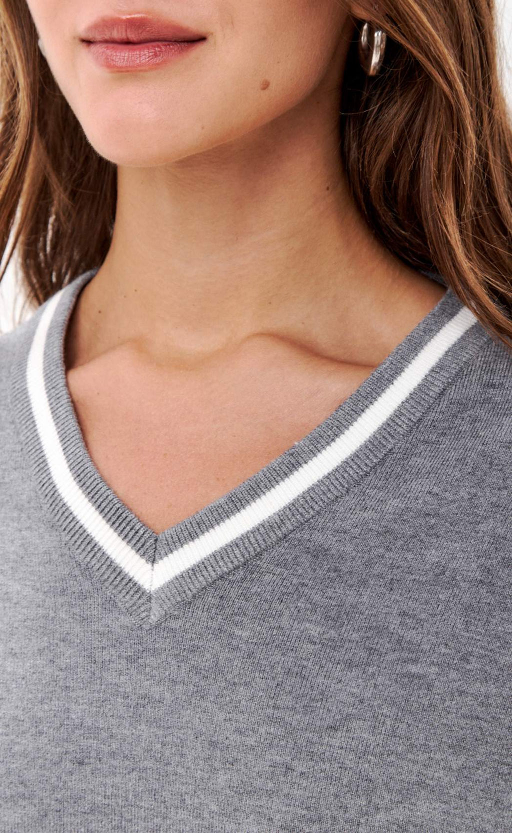 Джемпер F522-1503 grey melange - Fine joyce фото 6