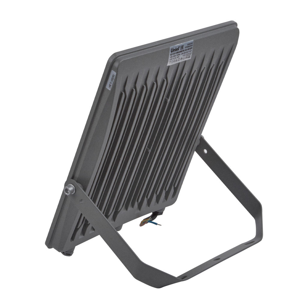 ULF-F51D-150W/6500K IP65 200-240V GREY Прожектор светодиодный. Дневной свет (6500K). Угол 90 градусов. Корпус серый. TM Uniel