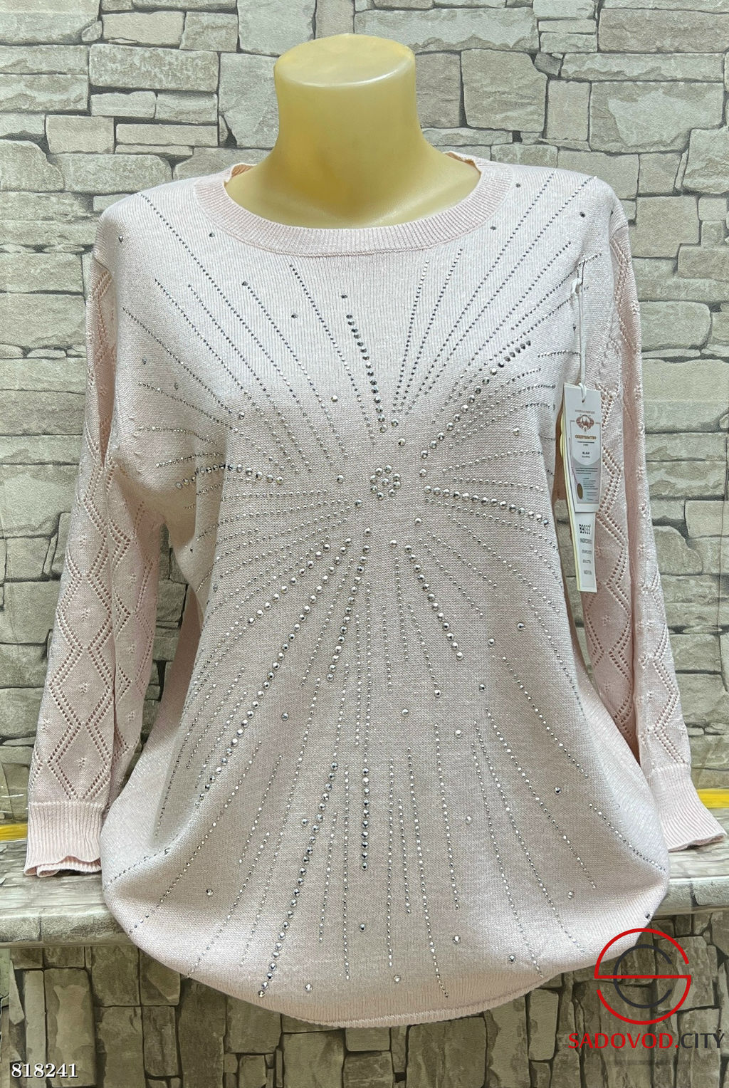 Свитер женский со стразами - Bruno фото 8