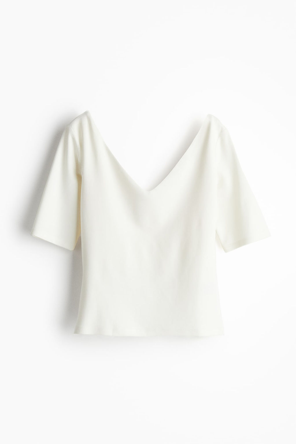 Top de punto con escote en V - H&m фото 5