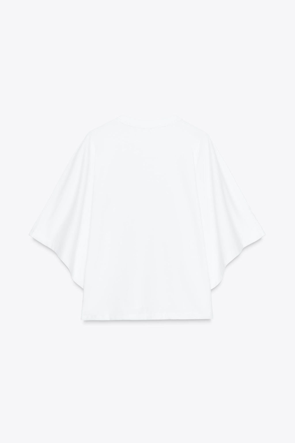 CAPE SLEEVE T-SHIRT - Zara фото 5