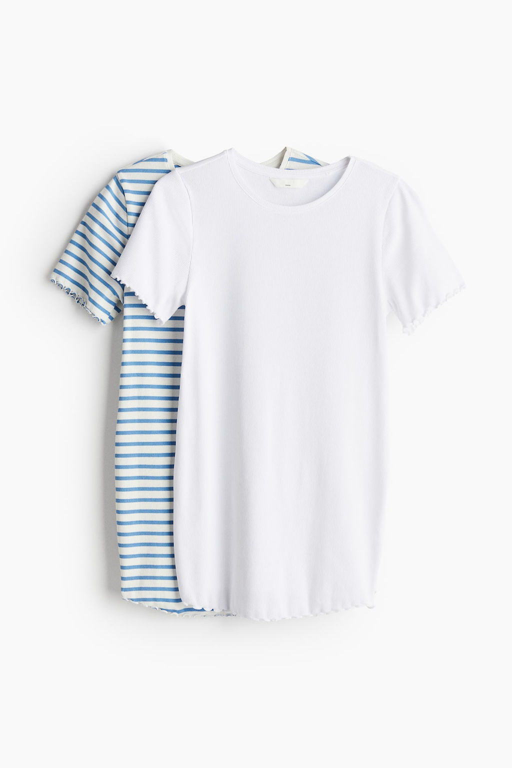 MAMA Pack de 2 camisetas de algodon acanalado - H&m фото 5