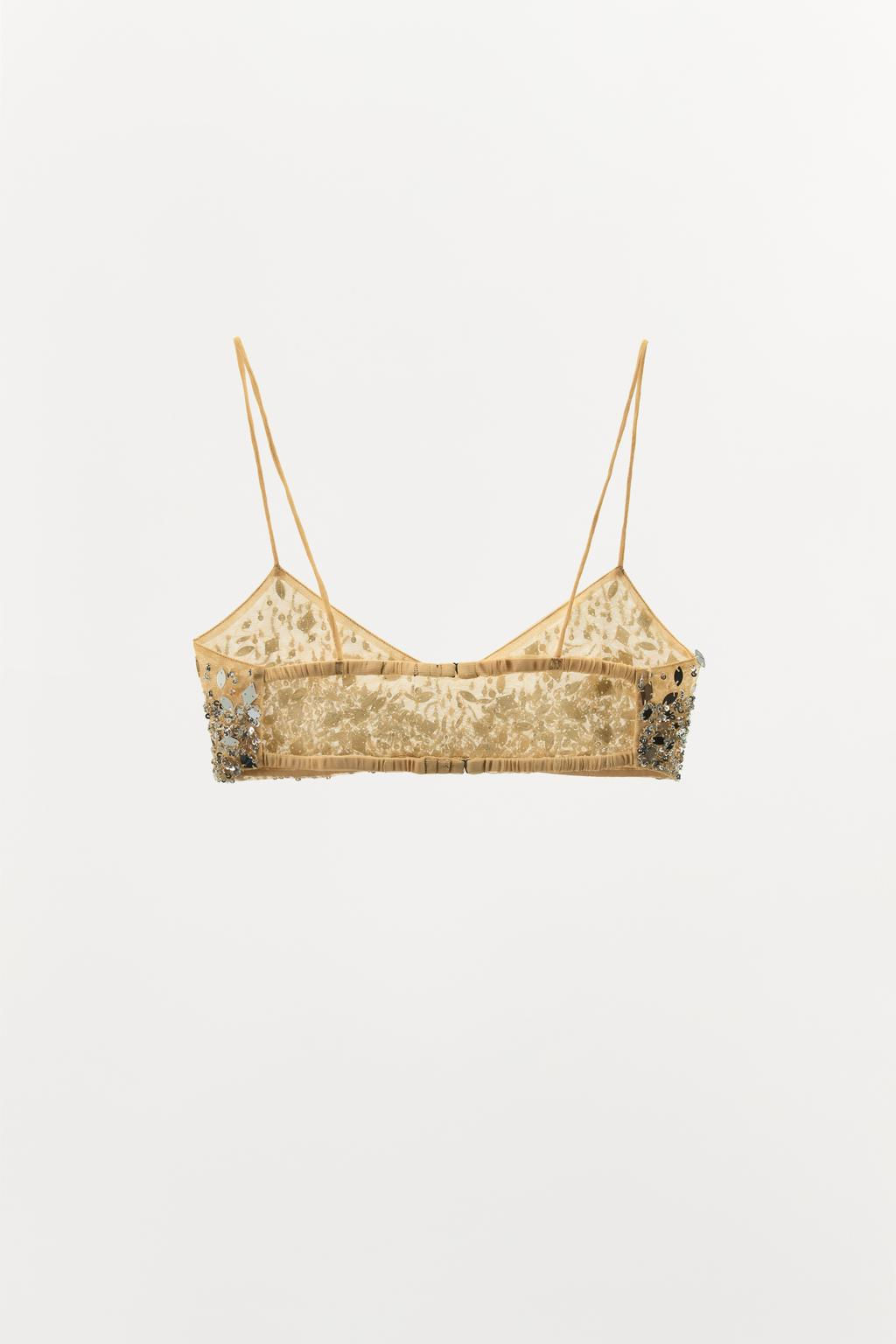 BEADED SEQUIN TOP - Zara фото 5