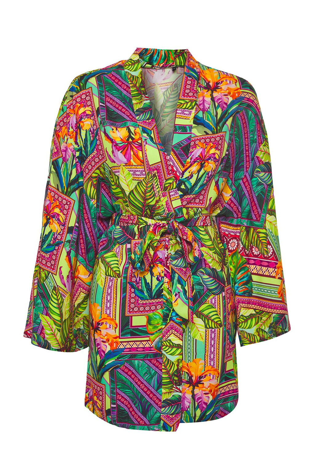 Siyah Mini Dokuma Plaj Kimono&Kaftan TBESS25KM00002 - Trendyolmilla фото 14