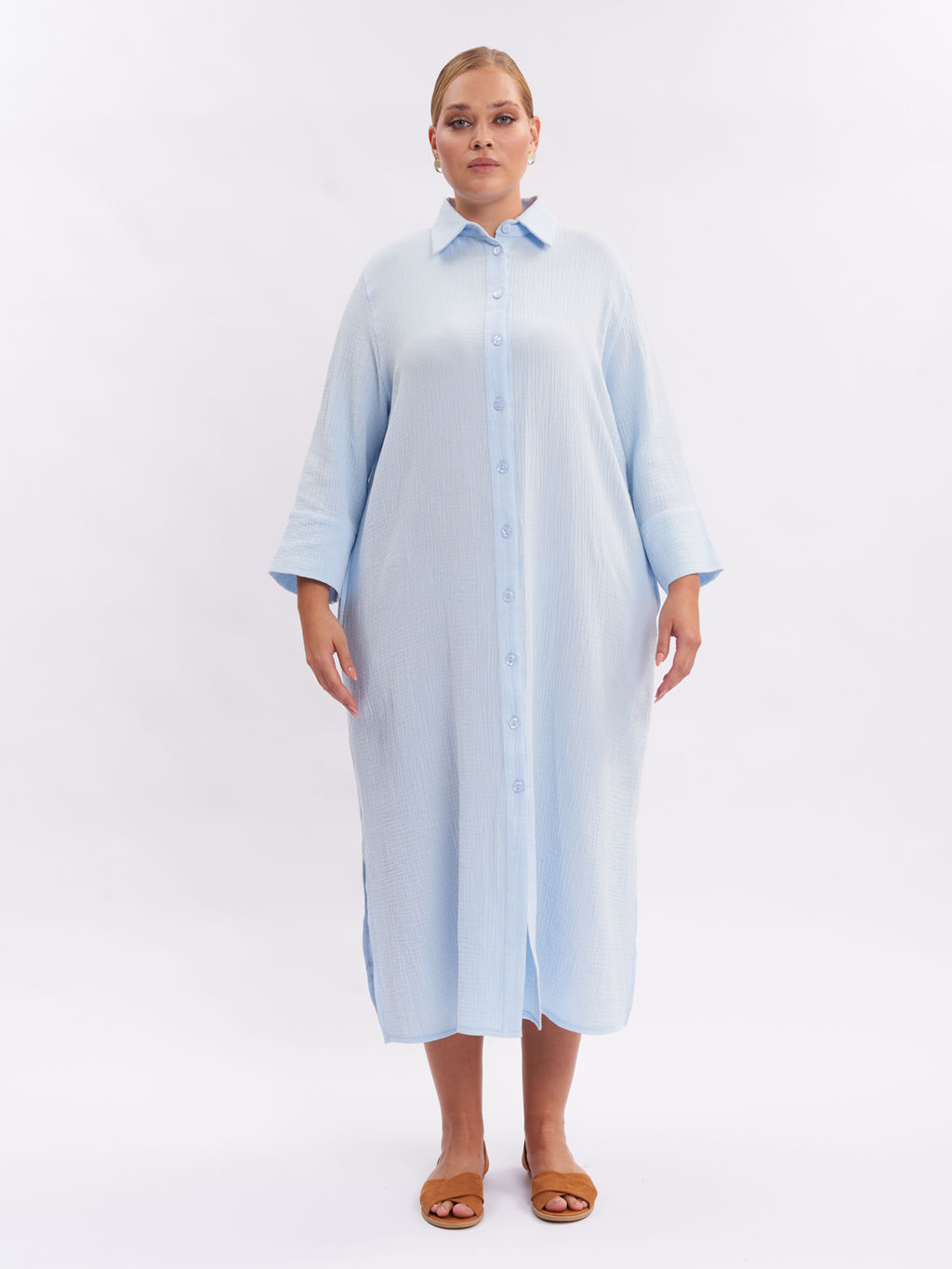 Платье муслина PP30701BLU15