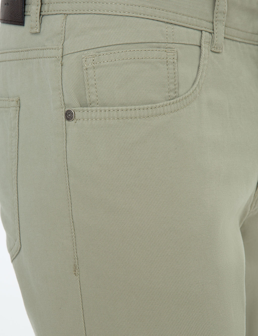 Su Ye_ili Slim Fit Kanvas Pantolon