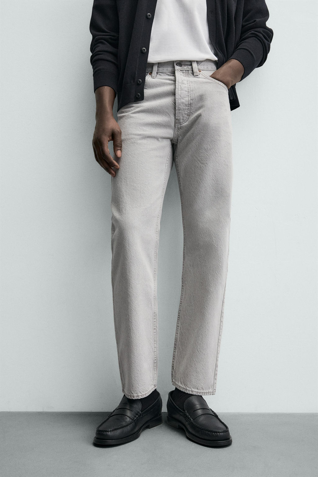 STRAIGHT ANKLE FIT JEANS - Zara фото 6