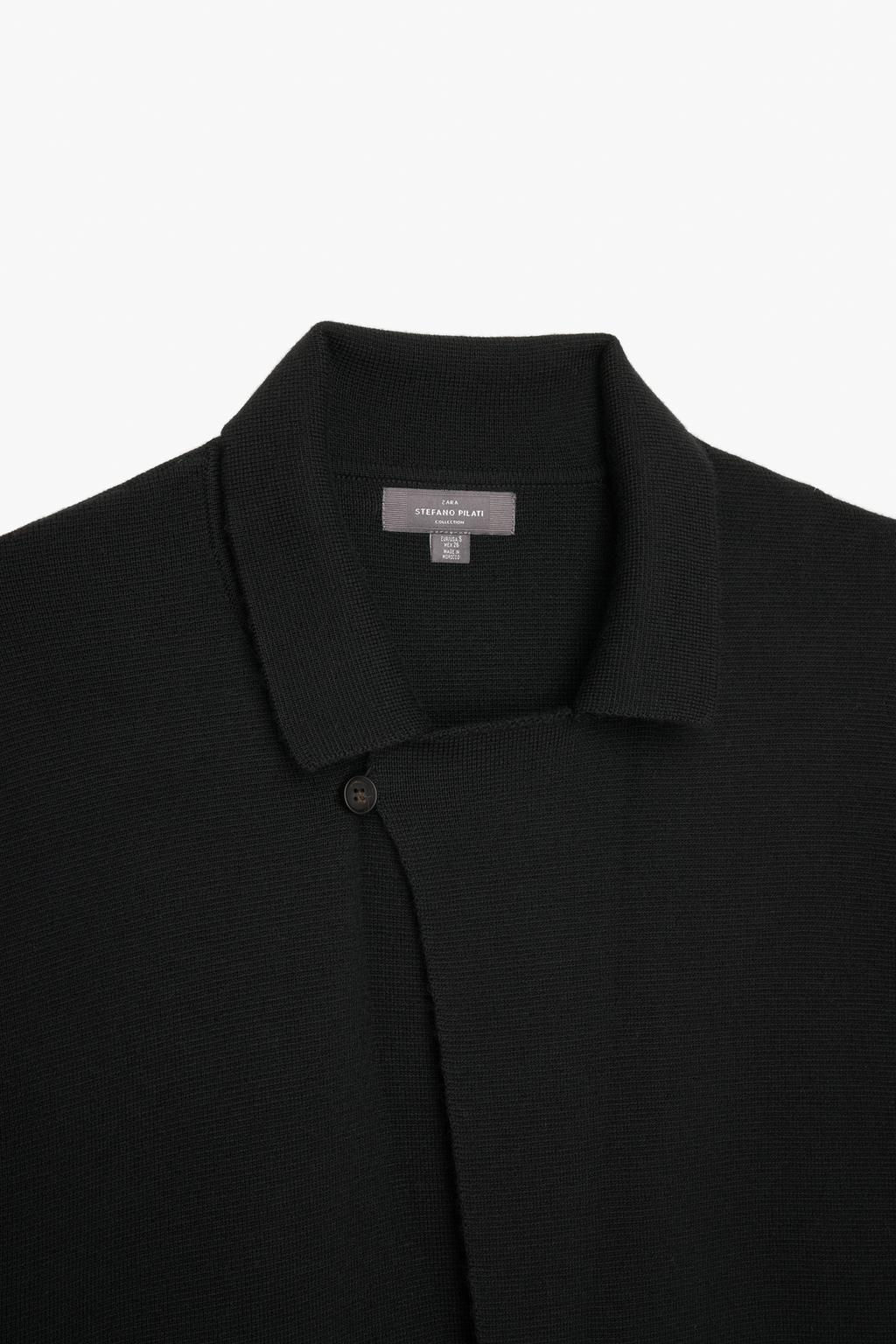STEFANO PILATI X ZARA KNIT WOOL COAT  фото 5