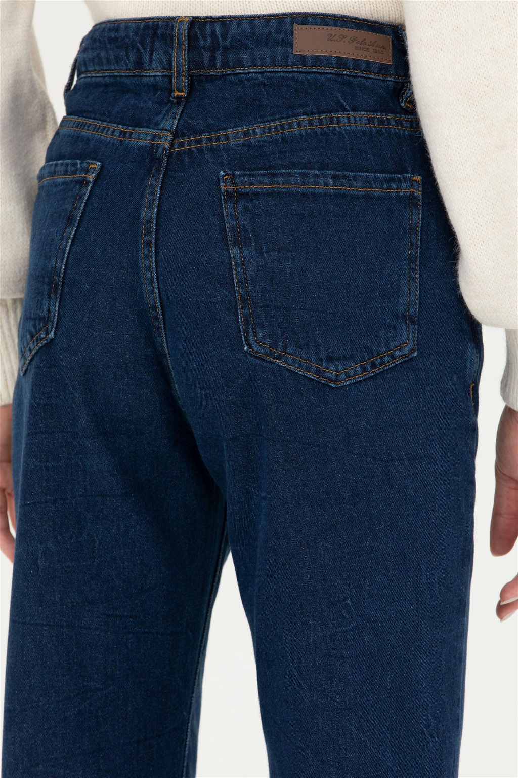 Женские темно-синие джинсовые брюки Неожиданная скидка в корзине - U.s. polo assn фото 7