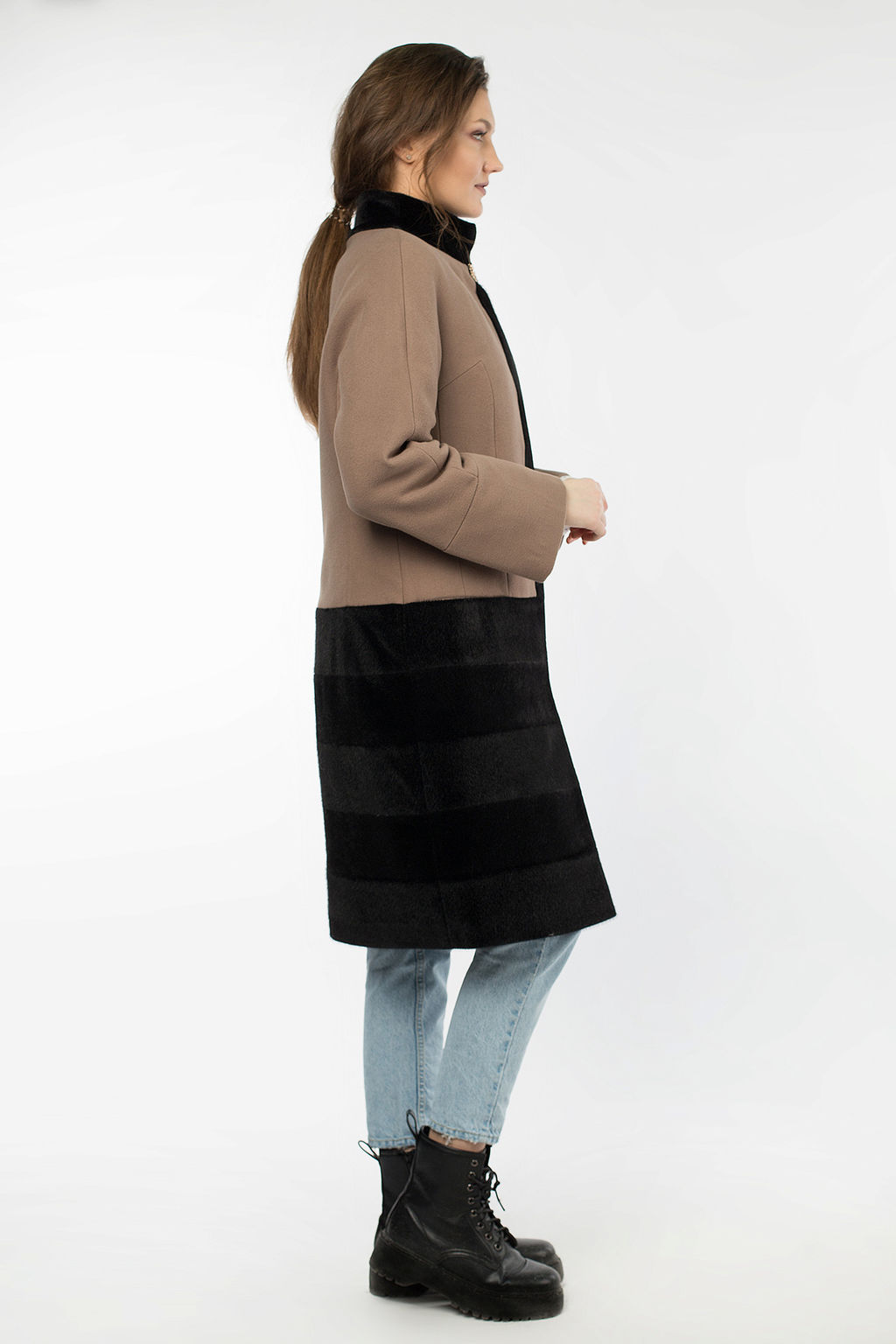 02-1065 Пальто женское утепленное - El podio фото 4