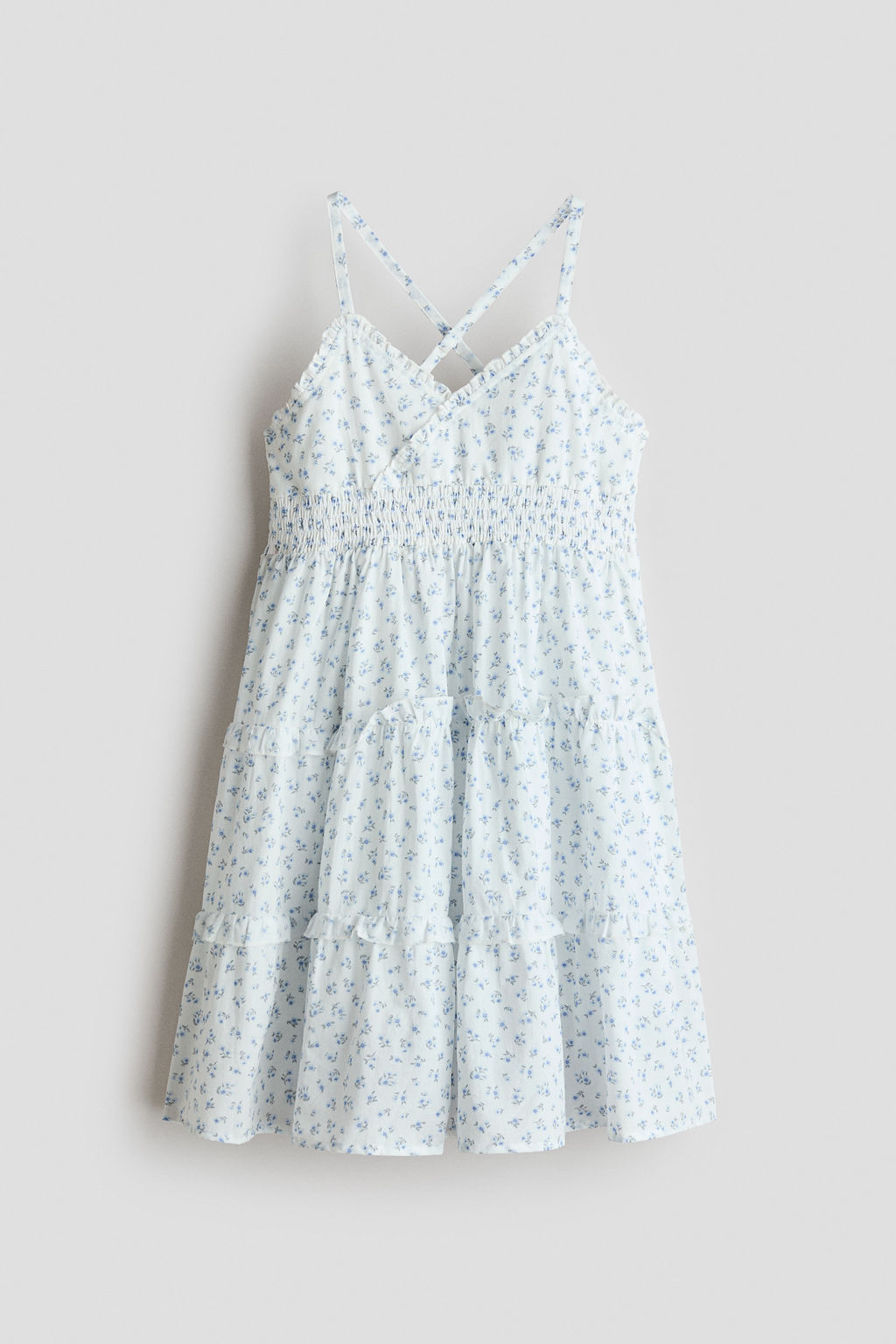 Vestido escalonado de algod?n - H&m фото 4