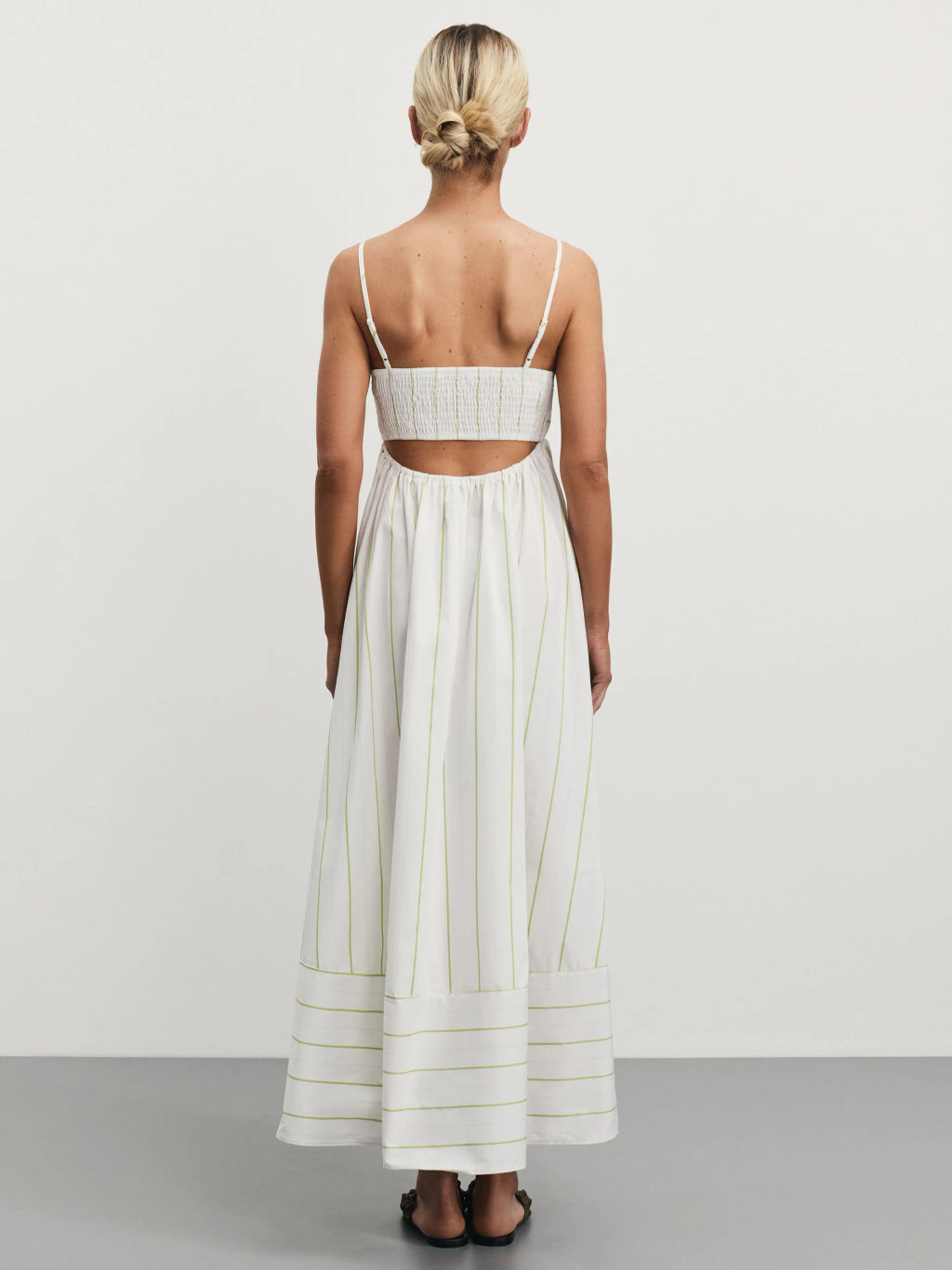 Сарафан из хлопка в полоску / Zarina  фото 5