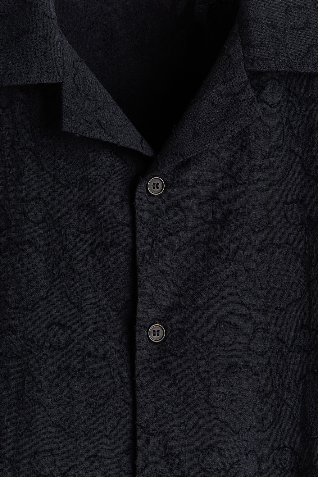 Camisa resort con textura Relaxed Fit - H&m фото 4