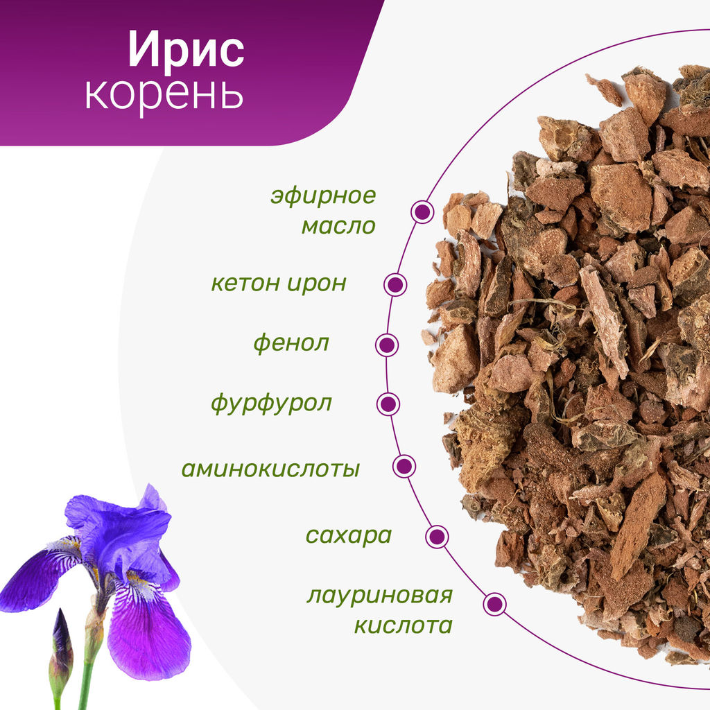 Ирис корень - Травы горного крыма фото 3