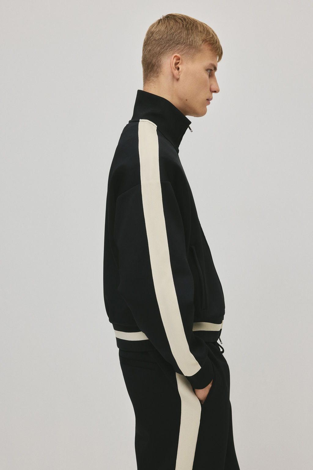 Chaqueta de ch?ndal con franjas Loose Fit - H&m фото 5