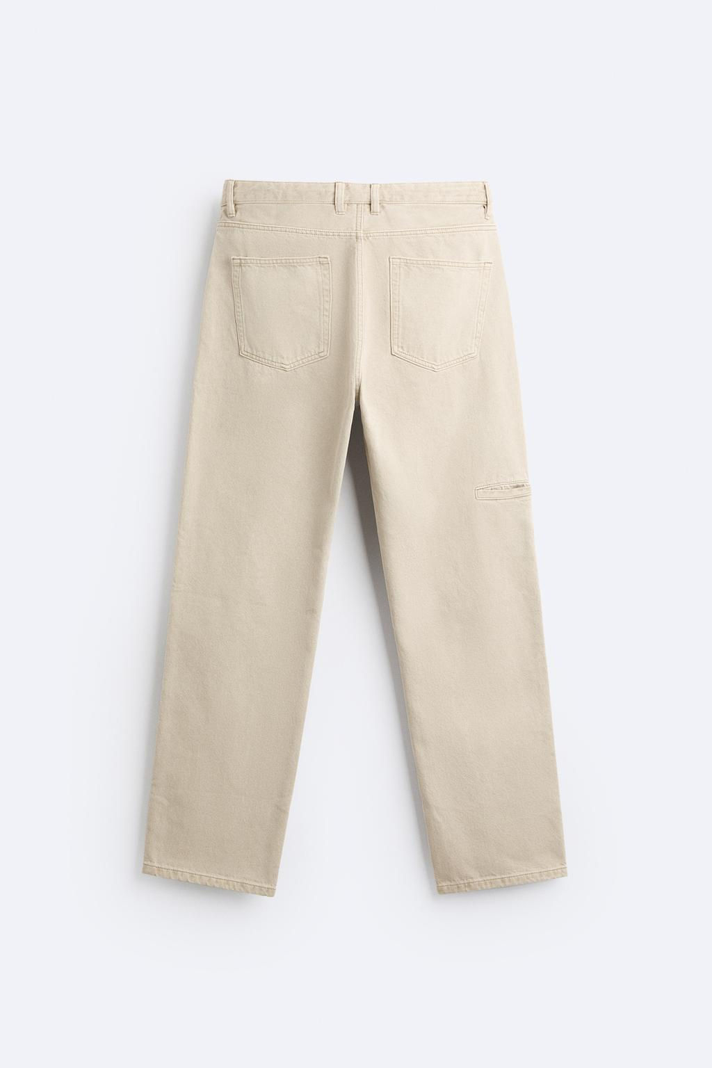 STRAIGHT-LEG JEANS WITH POCKET - Zara фото 6