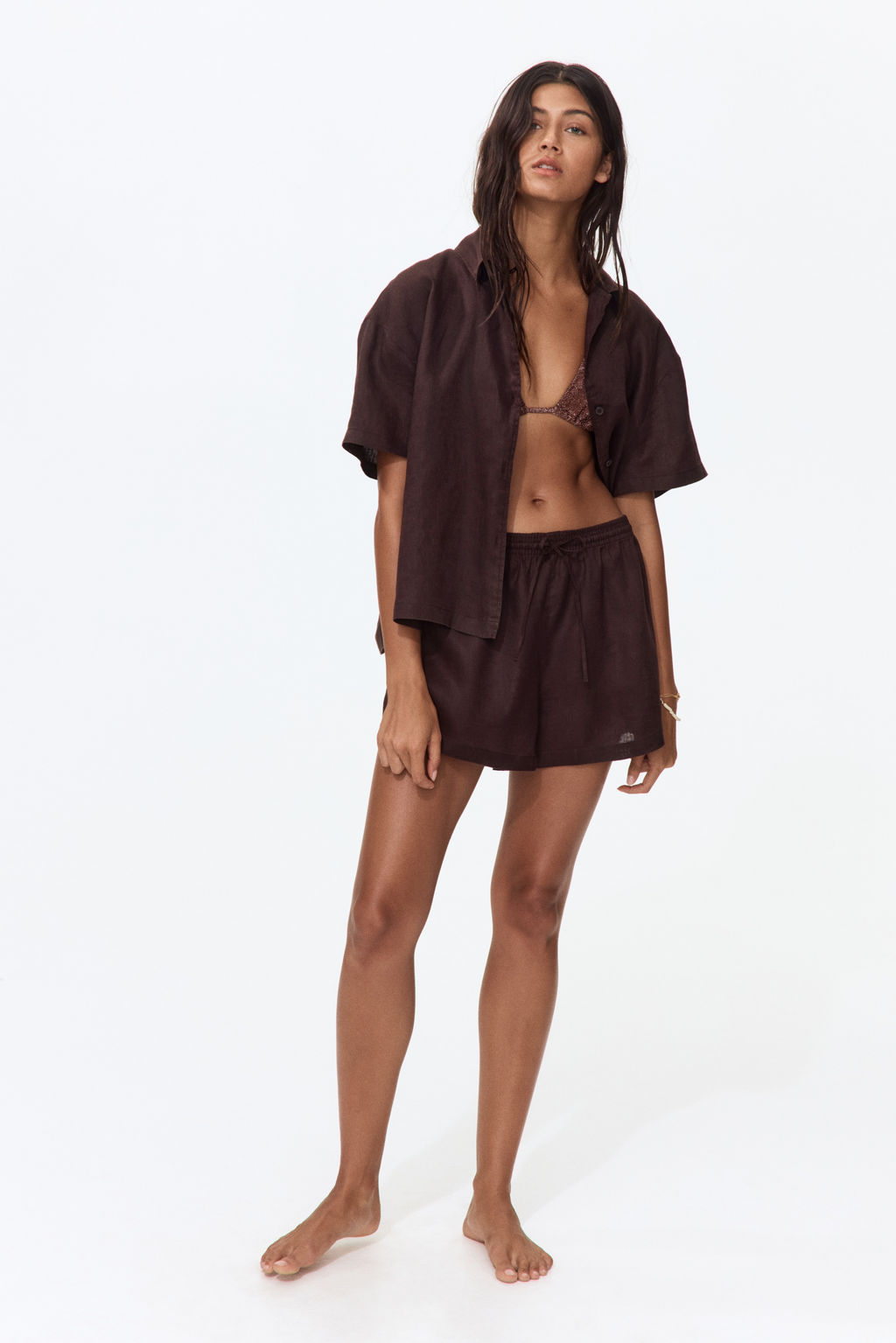 Shorts playeros de lino - H&m фото 4
