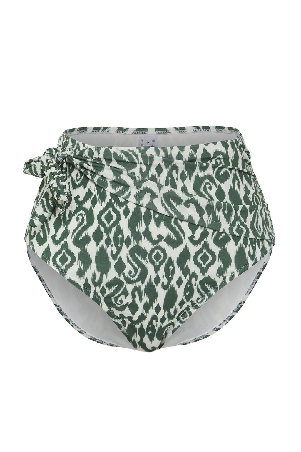 TRENDYOLMILLA Etnik Desenli Kusakl? Baglamal? Yuksek Bel Hipster Bikini Alt? TBESS24BA00133 фото 5
