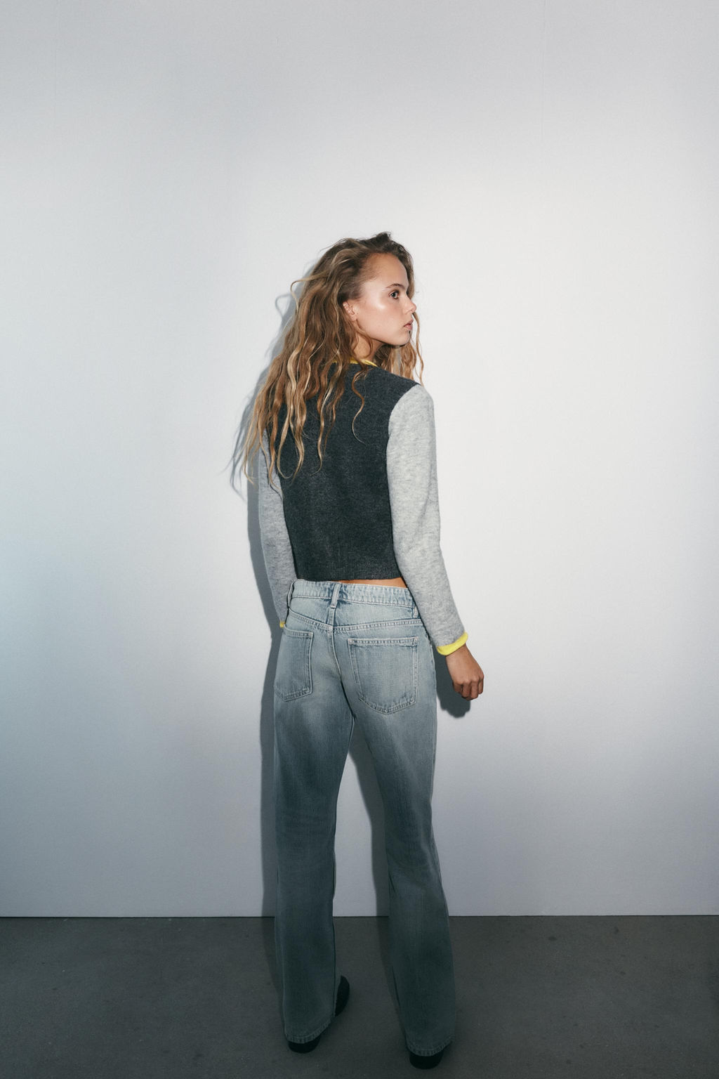 CHAQUETA PUNTO COLOR BLOCK / Multicolor - Zara фото 4