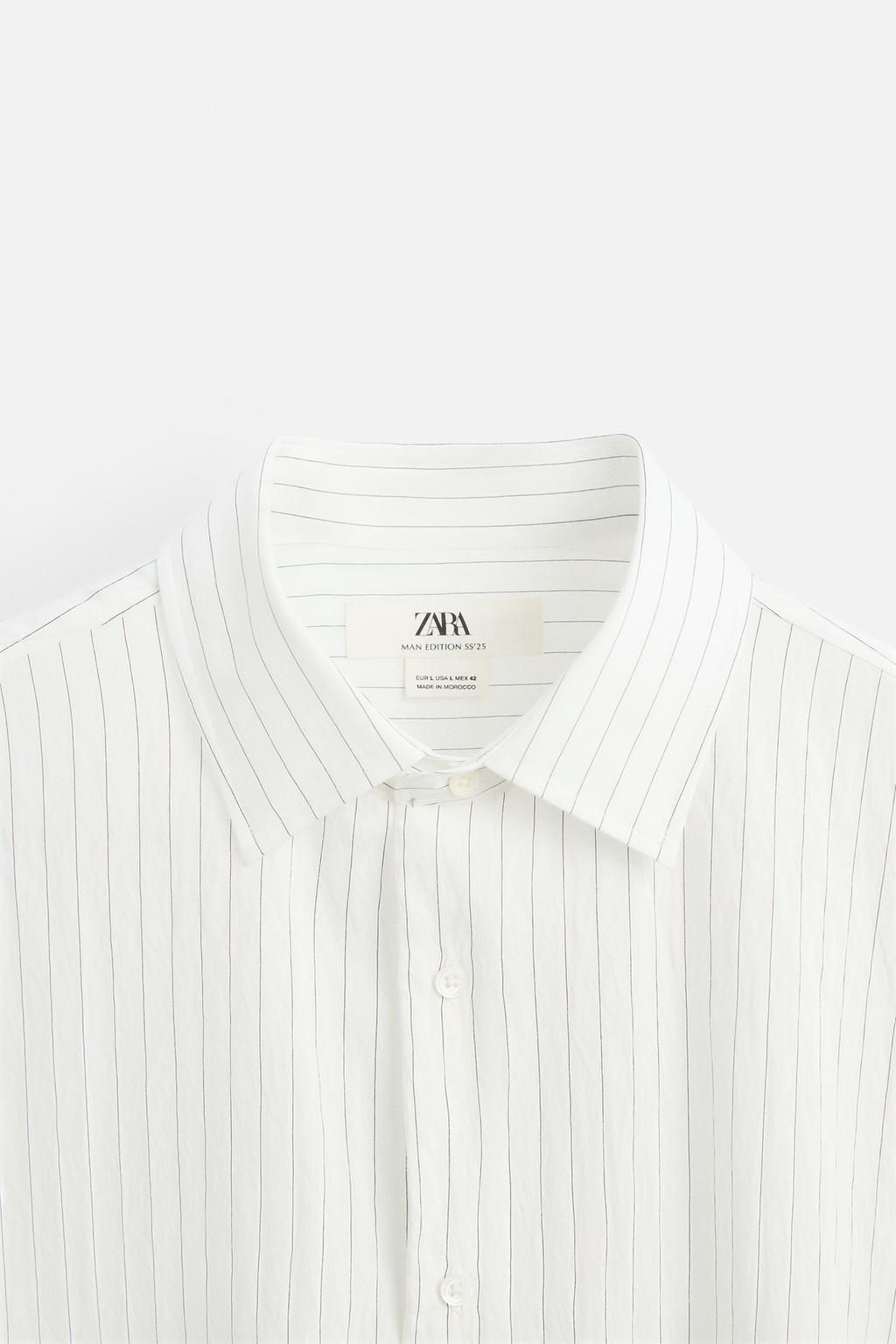 LIMITED EDITION STRIPED SHIRT - Zara фото 11