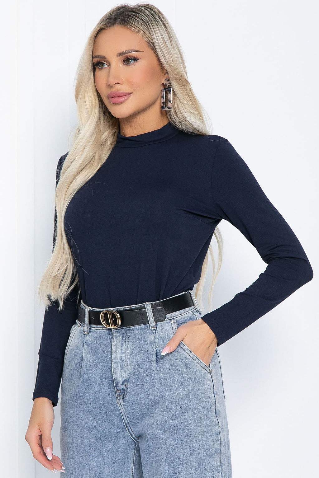 Лонгслив Капелла (синий) Б12381-16 - Lt collection фото 4