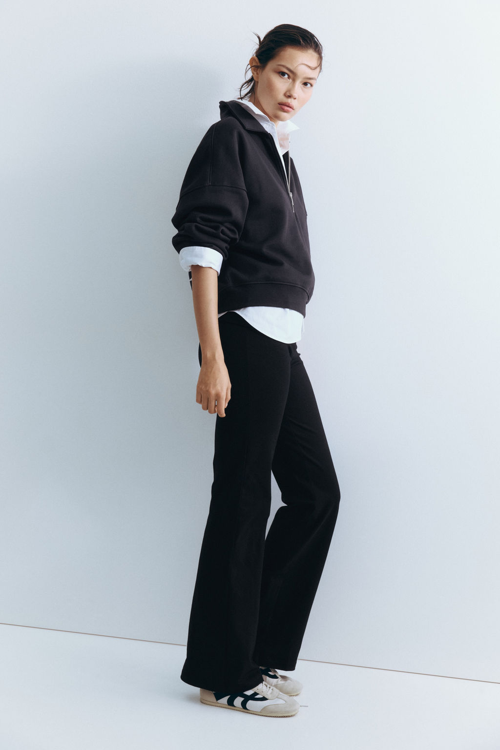 Pantal?n de algod?n con cintura plegable - H&m фото 6