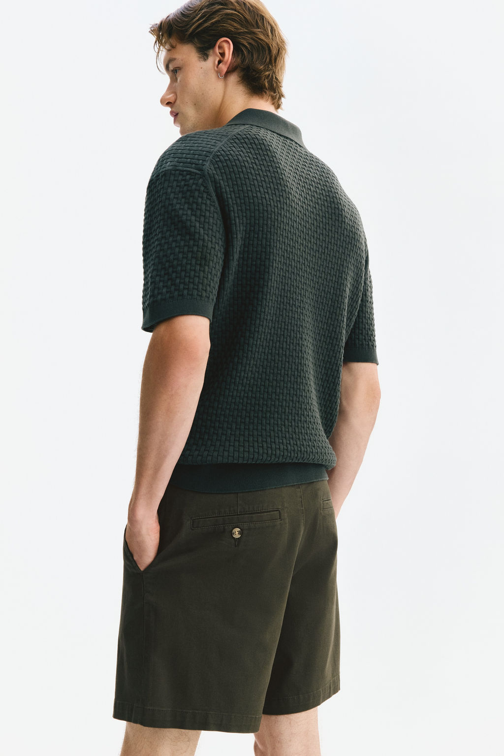 Chinos cortos de algod?n Regular Fit - H&m фото 9