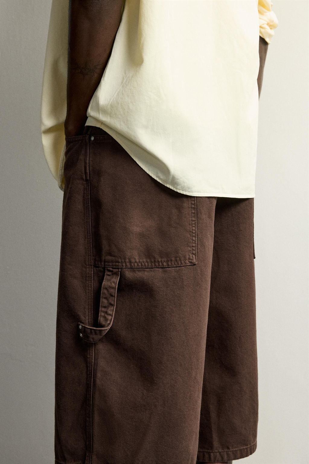 JORTS CARPINTERO STRAIGHT FIT / Marr?n - Zara фото 4