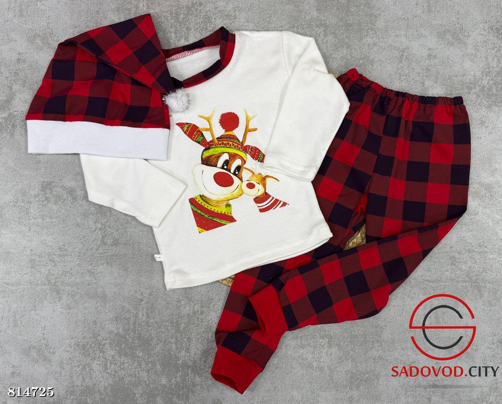 Новогодние детские пижамы