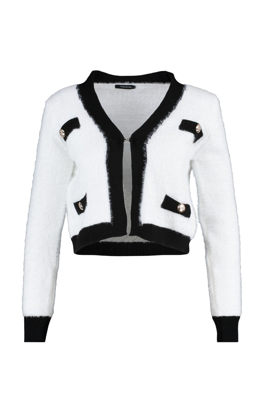 TRENDYOLMILLA Ekru Tuylu Triko H?rka TWOAW22HI0048  фото 14