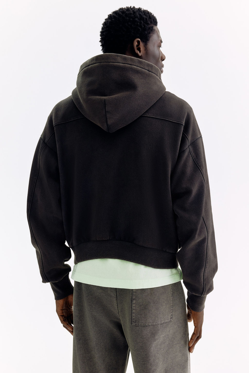 Chaqueta sudadera estampada Oversized Fit - H&m фото 6