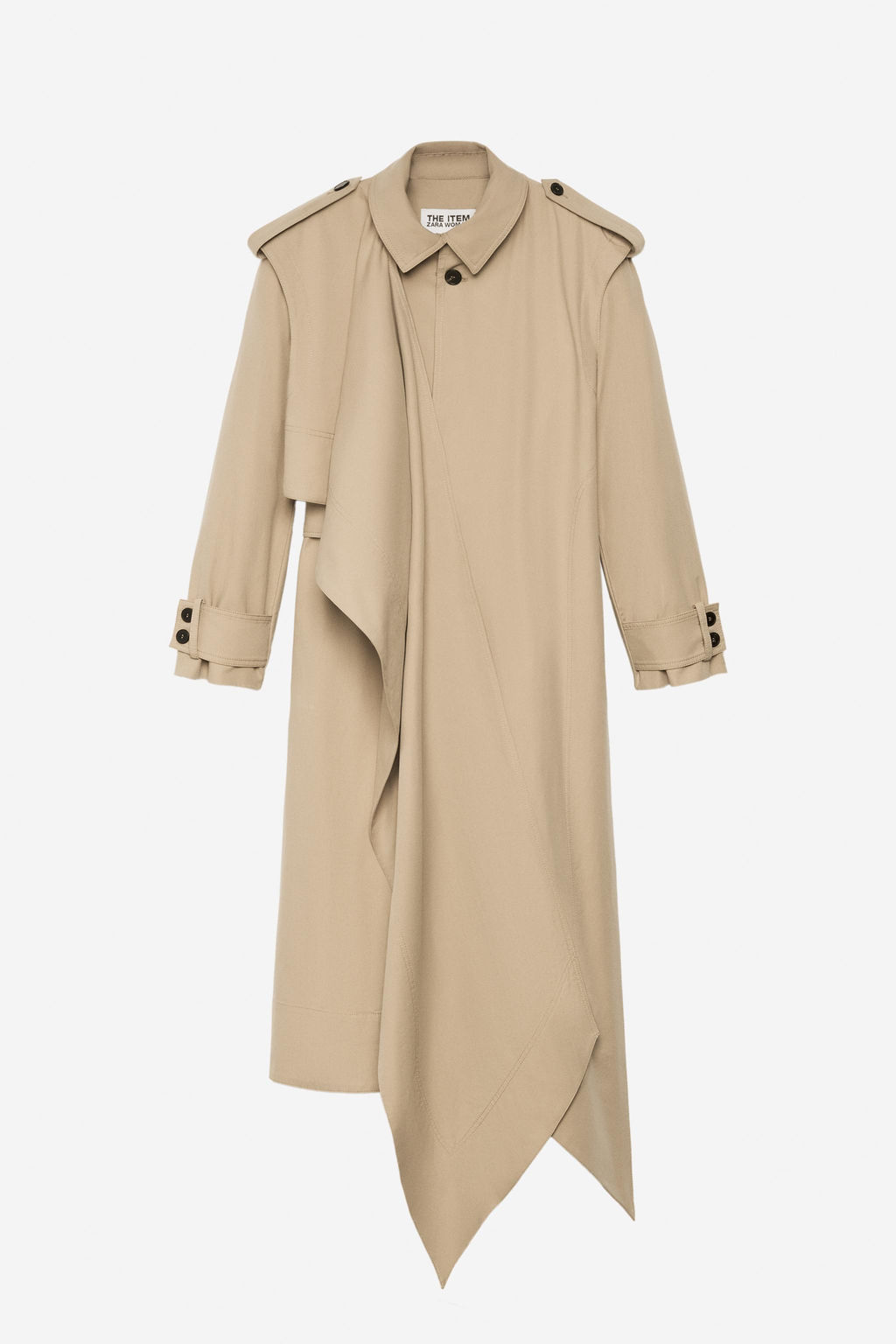 2-IN-1 DETACHABLE WAISTCOAT TRENCH COAT - THE ITEM ZARA WOMAN  фото 22
